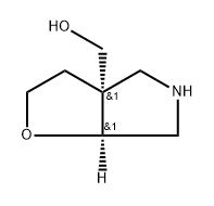 ((3aS,6aS)-Hexahydro-2H-furo[2,3-c]pyrrol-3a-yl)methanol Structure