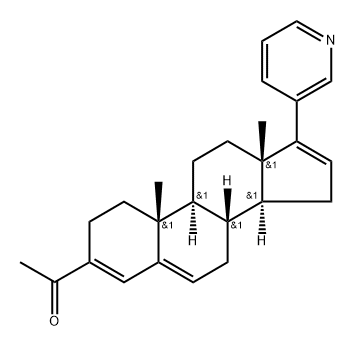 3-Deoxy-3-acetyl abiraterone-3-ene 구조식 이미지
