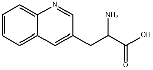 3-Quinolinepropanoic acid, α-amino- 구조식 이미지