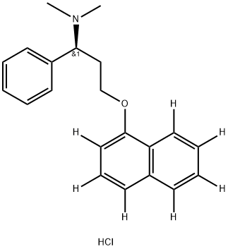 Dapoxetine-D7 HCl Structure