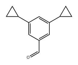 3,5-Dicyclopropylbenzaldehyde 구조식 이미지