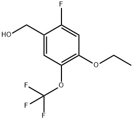 4-Ethoxy-2-fluoro-5-(trifluoromethoxy)benzenemethanol Structure