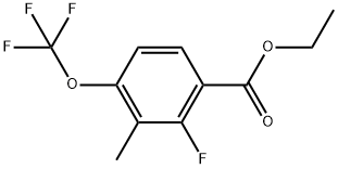 Ethyl 2-fluoro-3-methyl-4-(trifluoromethoxy)benzoate Structure