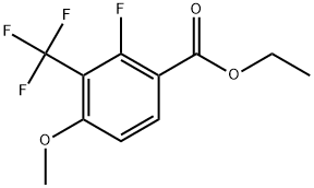 Ethyl 2-fluoro-4-methoxy-3-(trifluoromethyl)benzoate 구조식 이미지