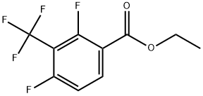 ethyl 2,4-difluoro-3-(trifluoromethyl)benzoate 구조식 이미지