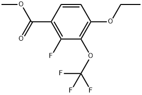 Methyl 4-ethoxy-2-fluoro-3-(trifluoromethoxy)benzoate Structure