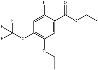 Ethyl 5-ethoxy-2-fluoro-4-(trifluoromethoxy)benzoate Structure