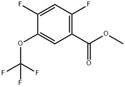 Methyl 2,4-difluoro-5-(trifluoromethoxy)benzoate Structure