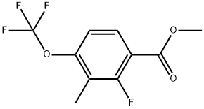 Methyl 2-fluoro-3-methyl-4-(trifluoromethoxy)benzoate Structure