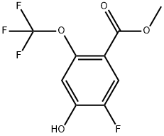 Methyl 5-fluoro-4-hydroxy-2-(trifluoromethoxy)benzoate Structure