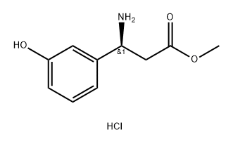 Benzenepropanoic acid, β-amino-3-hydroxy-, methyl ester, hydrochloride (1:1), (βS)- 구조식 이미지
