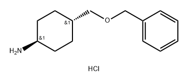 Cyclohexanamine, 4-[(phenylmethoxy)methyl]-, hydrochloride (1:1), trans- Structure