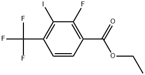 Ethyl 2-fluoro-3-iodo-4-(trifluoromethyl)benzoate Structure