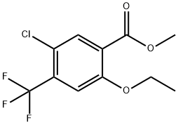 methyl 5-chloro-2-ethoxy-4-(trifluoromethyl)benzoate Structure