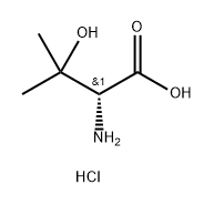 (R)-2-Amino-3-hydroxy-3-methylbutanoic?acid hydrochloride 구조식 이미지