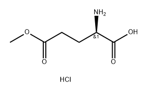 H-D-Glu(OMe)-OH.HCl 구조식 이미지