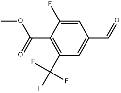 Methyl 2-fluoro-4-formyl-6-(trifluoromethyl)benzoate Structure