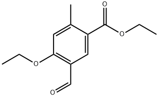 ethyl 4-ethoxy-5-formyl-2-methylbenzoate Structure