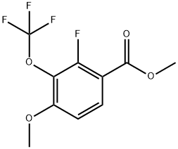 Methyl 2-fluoro-4-methoxy-3-(trifluoromethoxy)benzoate Structure