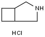 3-Azabicyclo[3.2.0]heptane, hydrochloride (1:2) Structure