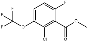 Methyl 2-chloro-6-fluoro-3-(trifluoromethoxy)benzoate Structure