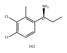 (S)-1-(3,4-Dichloro-2-methylphenyl)propan-1-amine hydrochloride Structure