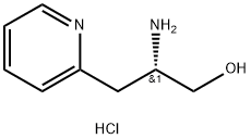 2-Pyridinepropanol, β-amino-, hydrochloride (1:2), (βS)- Structure