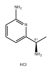 2-Pyridinemethanamine, 6-amino-α-methyl-, hydrochloride (1:3), (αR)- Structure