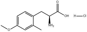 L-Tyrosine, O,2-dimethyl-, hydrochloride (1:1) Structure