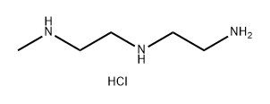 1,2-Ethanediamine, N1-(2-aminoethyl)-N2-methyl-, hydrochloride (1:2) Structure