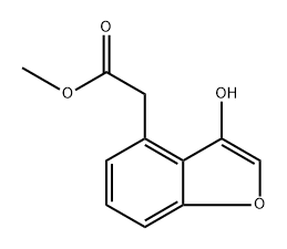 Methyl 2-(3-oxo-2,3-dihydrobenzofuran-4-yl)acetate Structure