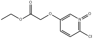 ethyl 2-(6-chloropyridin-3-yloxy)acetate-N-oxide Structure