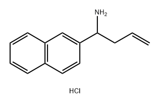 1-(NAPHTHALEN-2-YL)BUT-3-EN-1-AMINE HYDROCHLORIDE 구조식 이미지