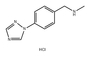 methyl({[4-(1H-1,2,4-triazol-1-yl)phenyl]methyl})amine dihydrochloride Structure