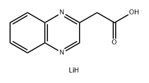 lithium(1+) 2-(quinoxalin-2-yl)acetate Structure