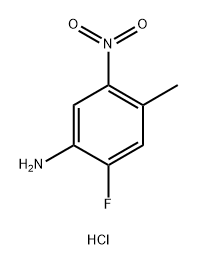 2-fluoro-4-methyl-5-nitroaniline hydrochloride Structure