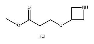 methyl 3-(azetidin-3-yloxy)propanoate hydrochloride Structure