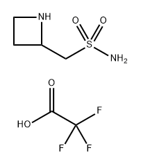 (azetidin-2-yl)methanesulfonamide, trifluoroacetic acid Structure