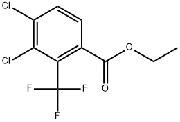 Ethyl 3,4-dichloro-2-(trifluoromethyl)benzoate Structure