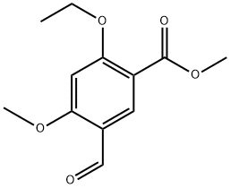 methyl 2-ethoxy-5-formyl-4-methoxybenzoate Structure