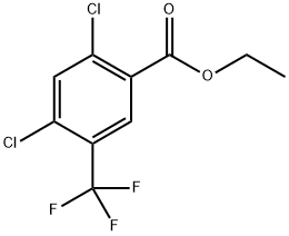 ethyl 2,4-dichloro-5-(trifluoromethyl)benzoate Structure