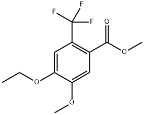 Methyl 4-ethoxy-5-methoxy-2-(trifluoromethyl)benzoate Structure