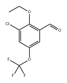 3-chloro-2-ethoxy-5-(trifluoromethoxy)benzaldehyde Structure