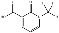 1-(Methyl-d3)-2-oxo-1,2-dihydropyridine-3-carboxylic acid 구조식 이미지