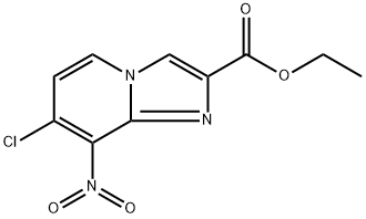 ethyl 7-chloro-8-nitroimidazo[1,2-a]pyridine-2-carboxylate Structure