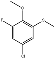 (5-Chloro-3-fluoro-2-methoxyphenyl)(methyl)sulfane 구조식 이미지