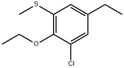 (3-chloro-2-ethoxy-5-ethylphenyl)(methyl)sulfane Structure