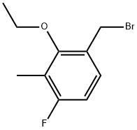 1-(Bromomethyl)-2-ethoxy-4-fluoro-3-methylbenzene Structure