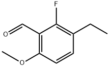 3-ethyl-2-fluoro-6-methoxybenzaldehyde Structure