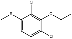 (2,4-Dichloro-3-ethoxyphenyl)(methyl)sulfane Structure